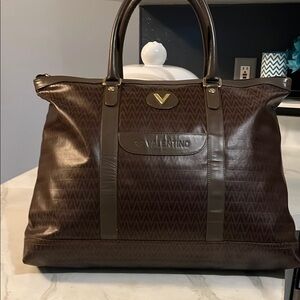 Valentino Brown Tote Bag
